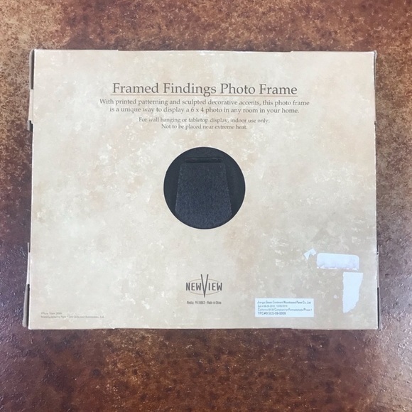 New View framed‎ findings 6X4 dark espresso brown family picture frame New - Picture 2 of 4